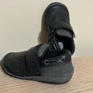Stride Rite Wally Kid's Leather & Canvas Slip Ons